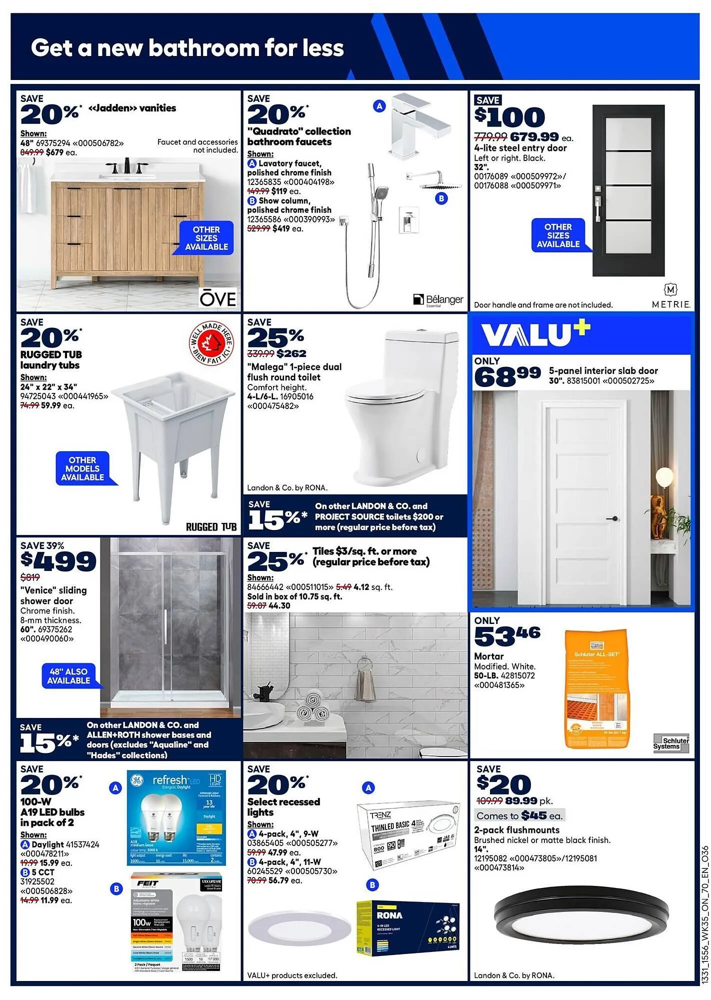 RONA flyer from September 26 to October 17 2025 - flyer page 5