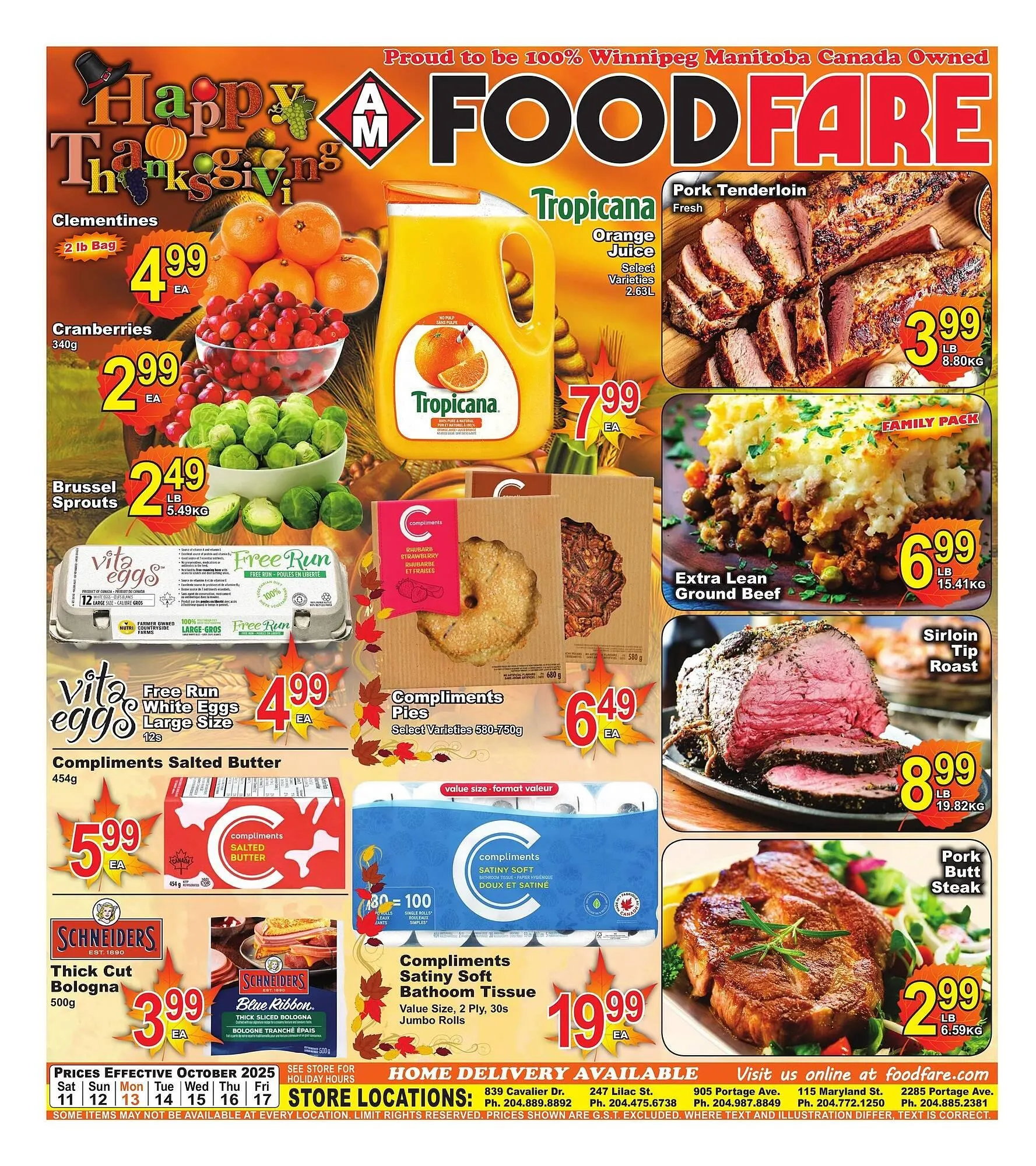 Food Fare flyer from October 10 to October 16 2025 - flyer page 1