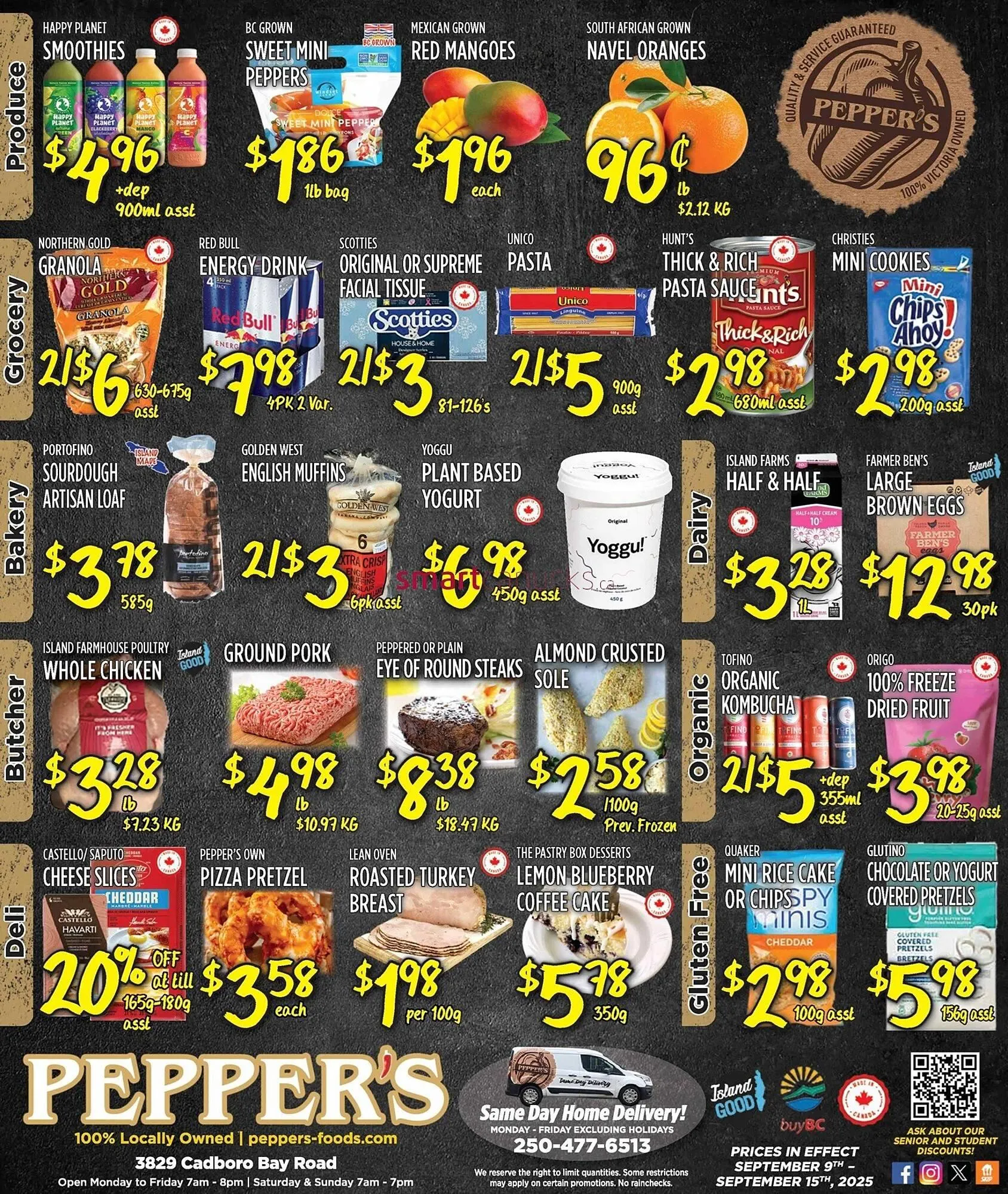 Pepper's Foods flyer from September 11 to September 17 2025 - flyer page 1