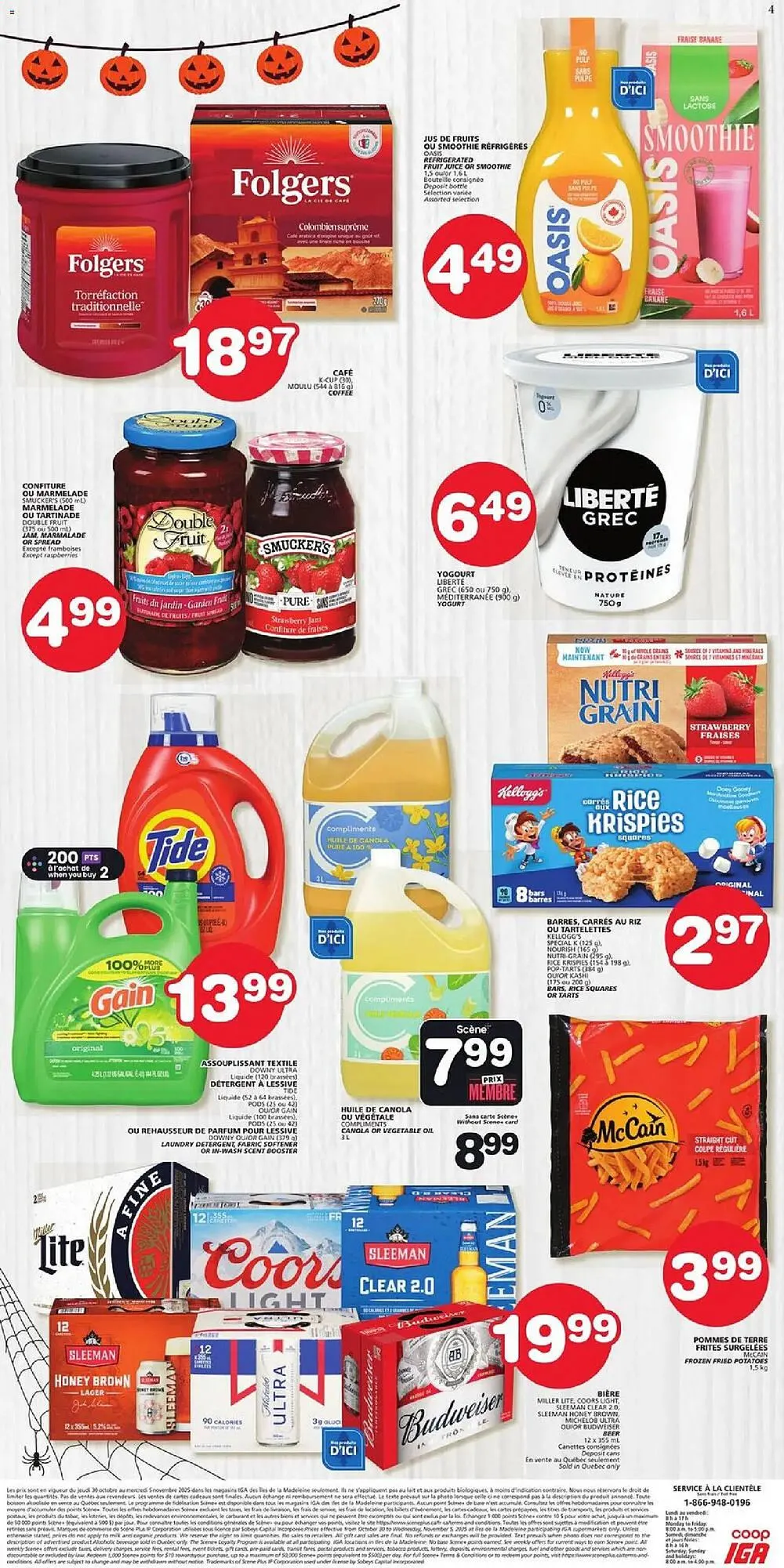 IGA flyer from October 30 to November 5 2025 - flyer page 4