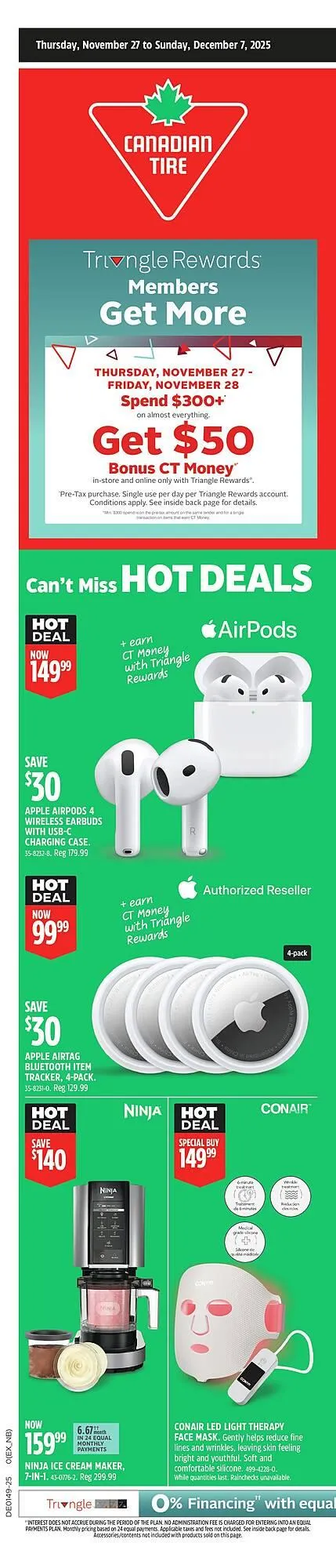 Canadian Tire flyer from November 27 to December 8 2025 - flyer page 2