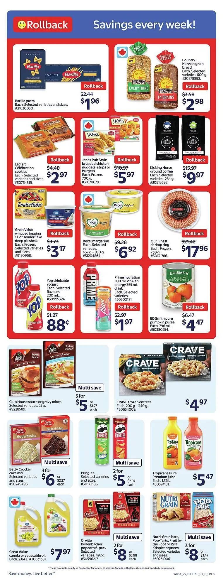Walmart flyer from September 18 to September 25 2025 - flyer page 7