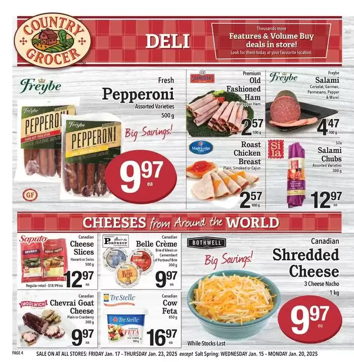 Discover attractive offers from January 15 to January 22 2025 - flyer page 4