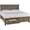 Glacier Point Storage Bed - Greystone