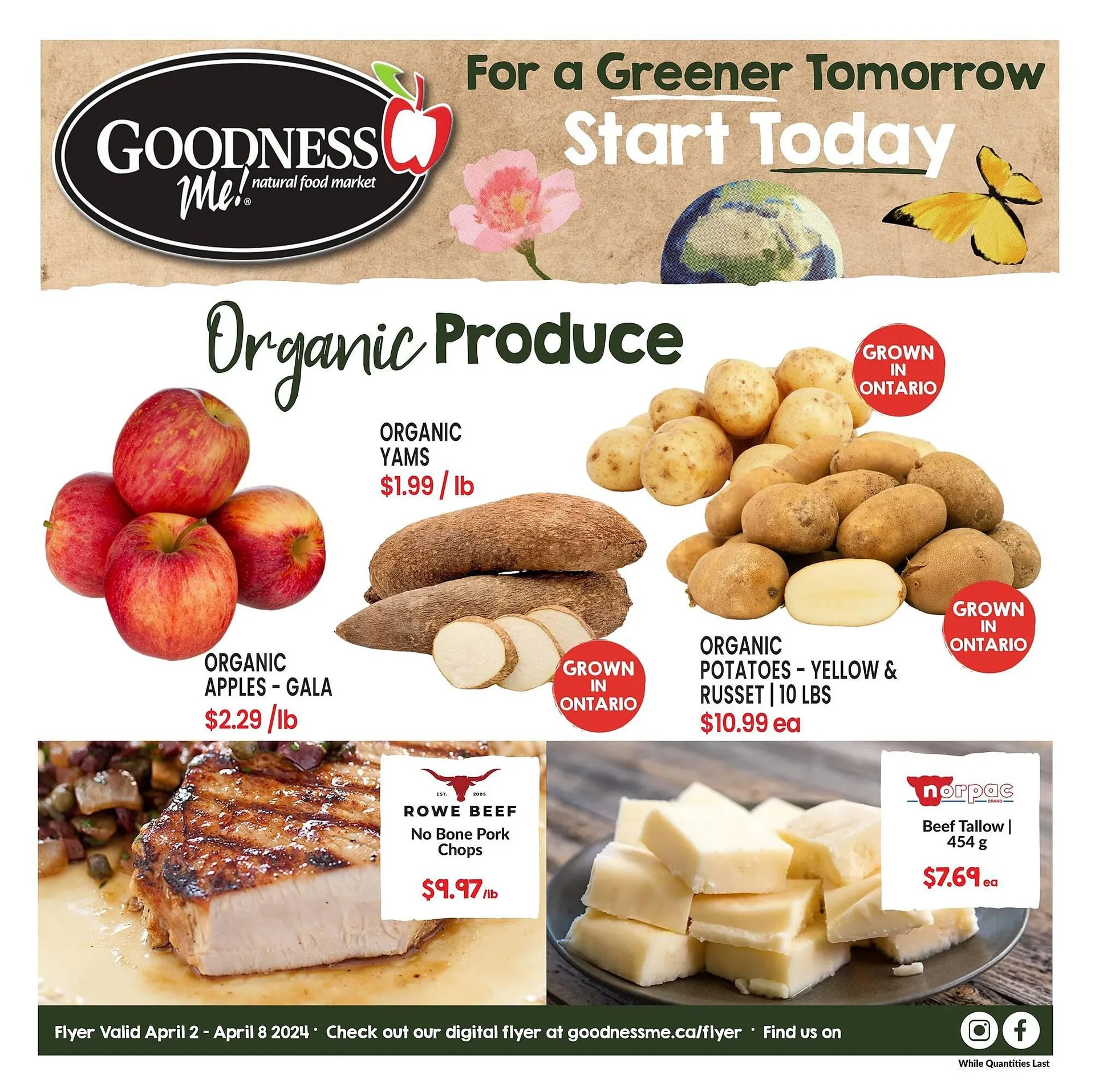 Goodness Me flyer from April 2 to May 31 2025 - flyer page 1