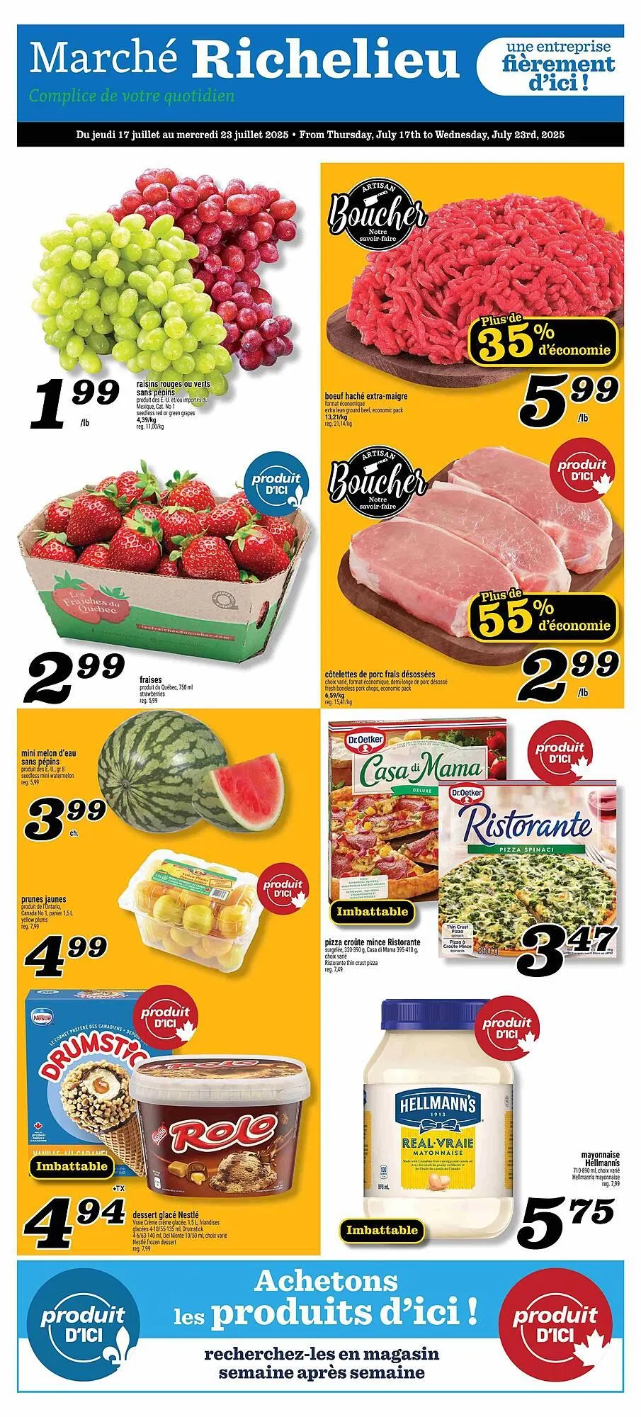 Marché Richelieu flyer - 1