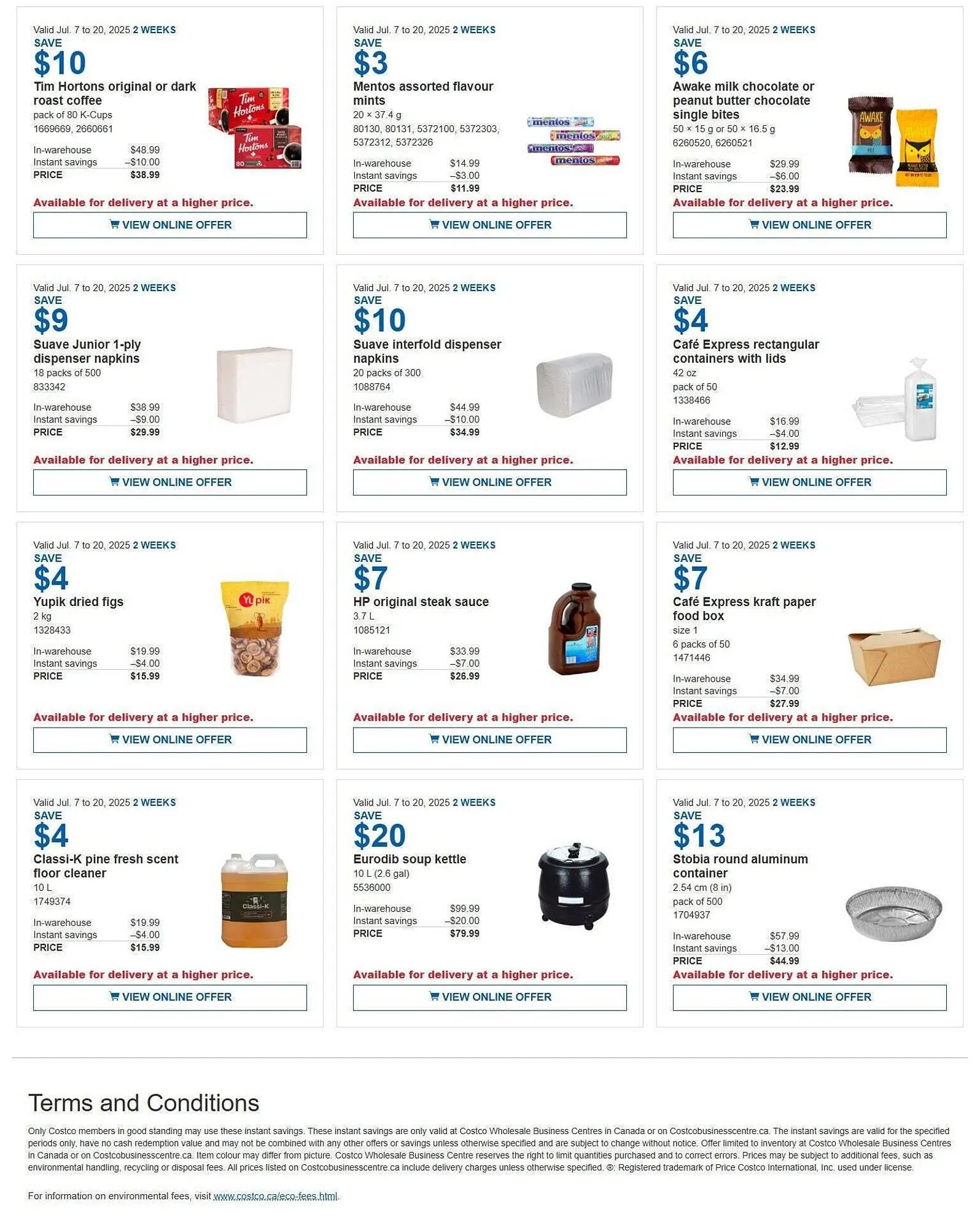 Costco flyer from July 7 to July 21 2025 - flyer page 2