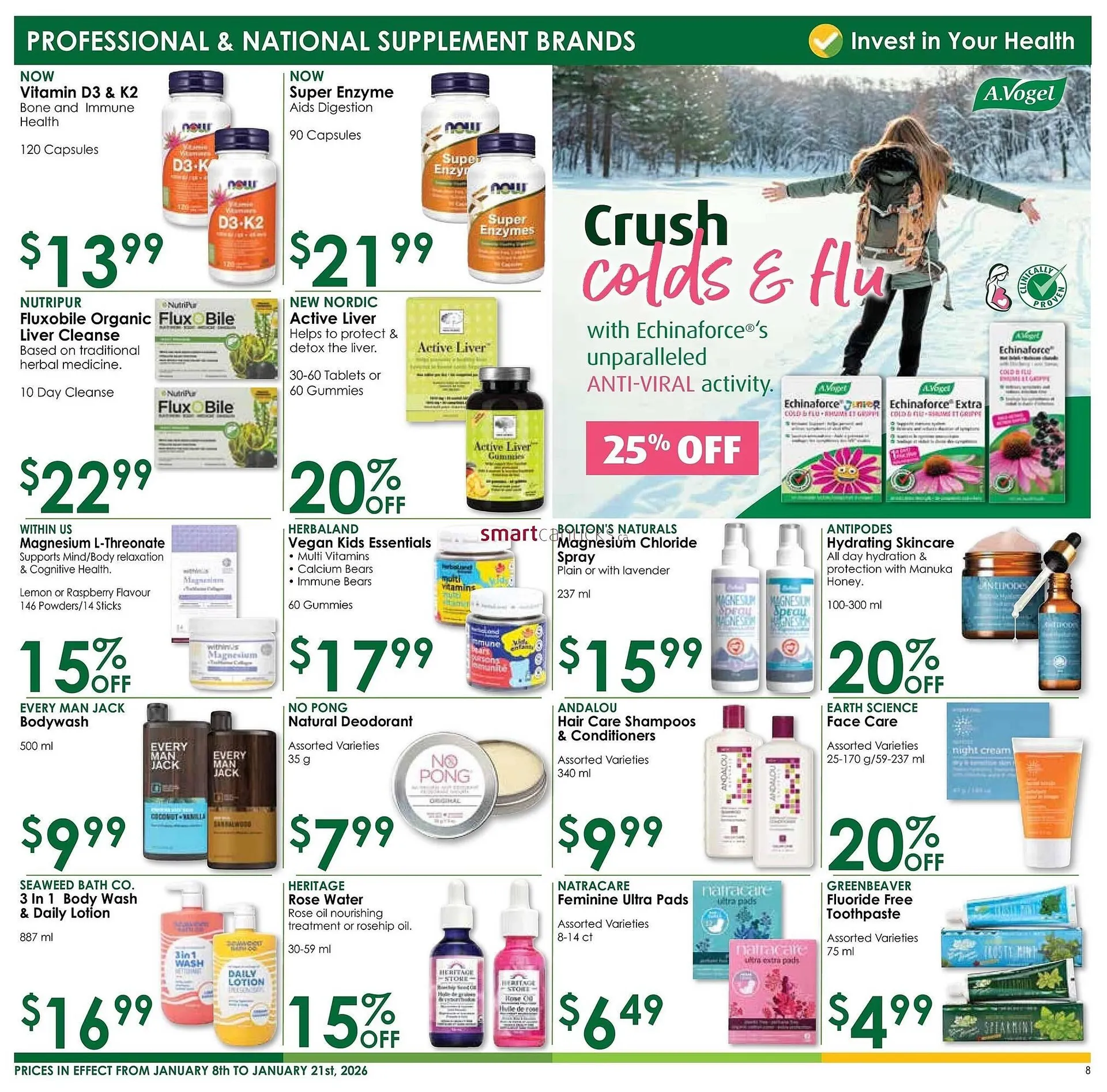 Nature's Emporium flyer from January 8 to January 21 2026 - flyer page 8