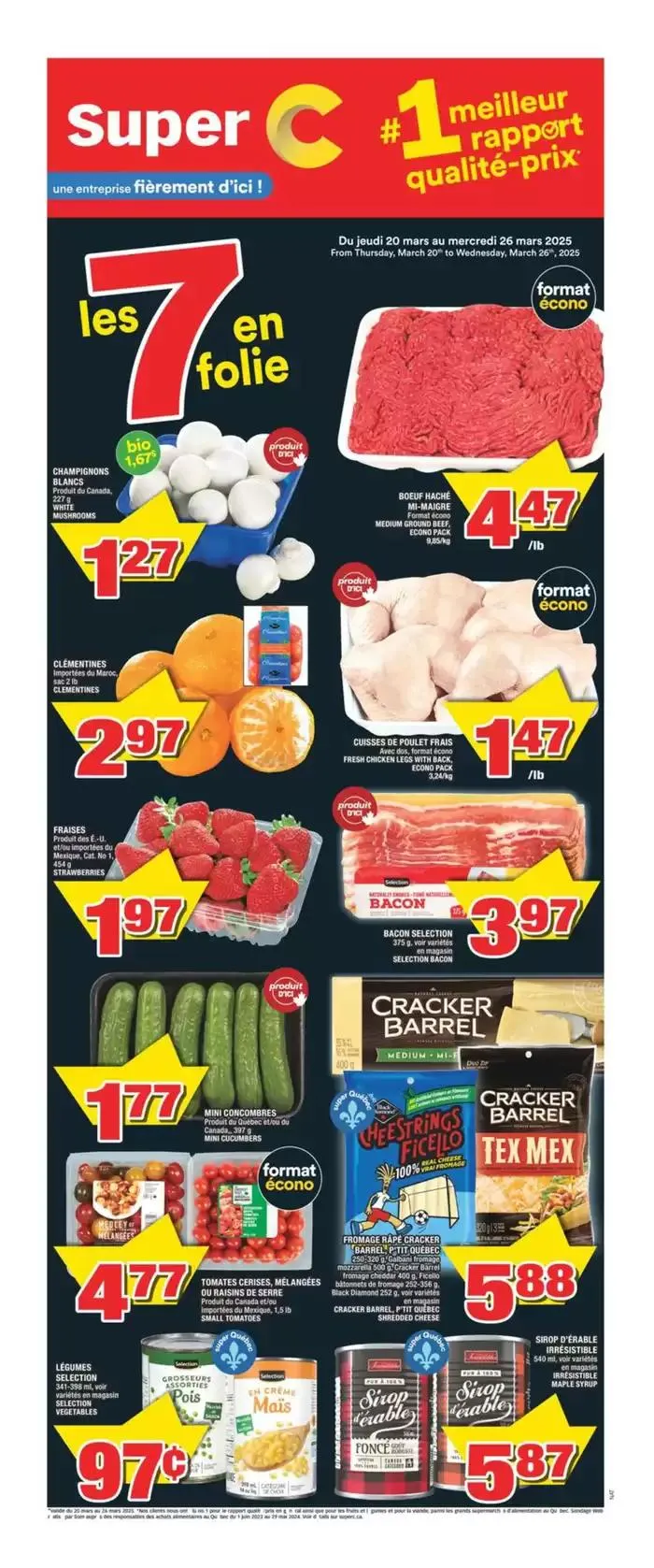 Save now with our deals from March 20 to March 26 2025 - flyer page 1