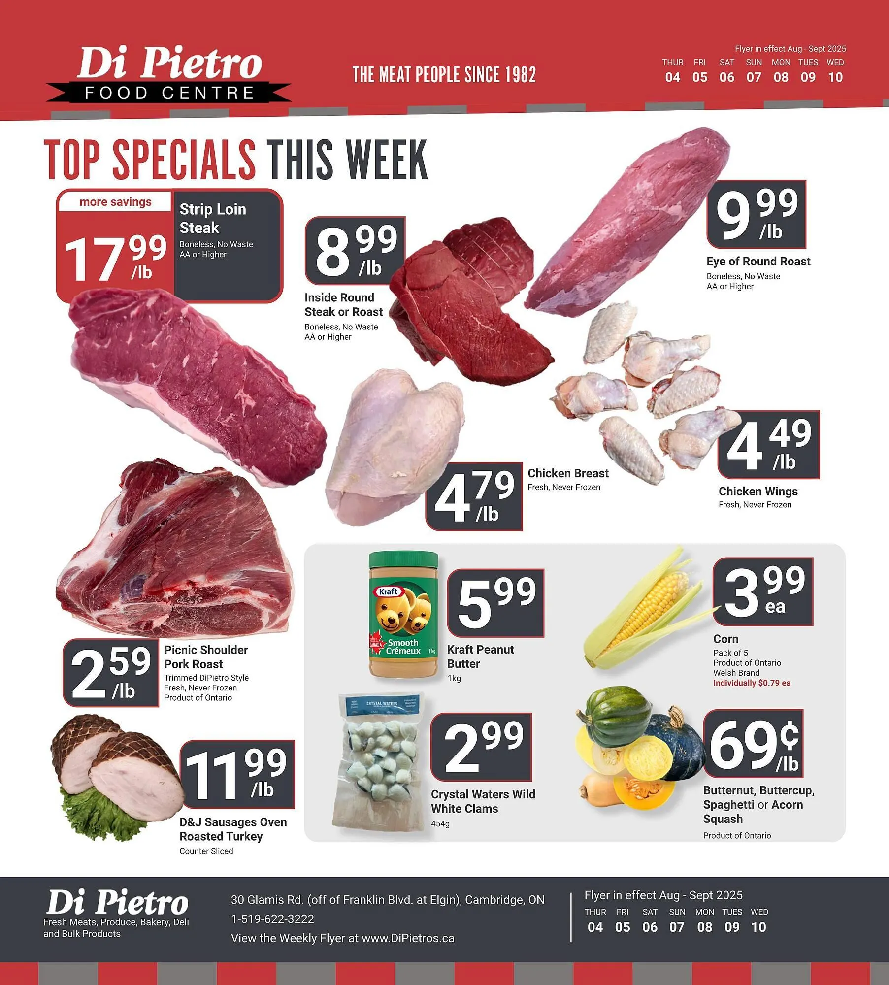 Di Pietro flyer from September 5 to September 11 2025 - flyer page 1