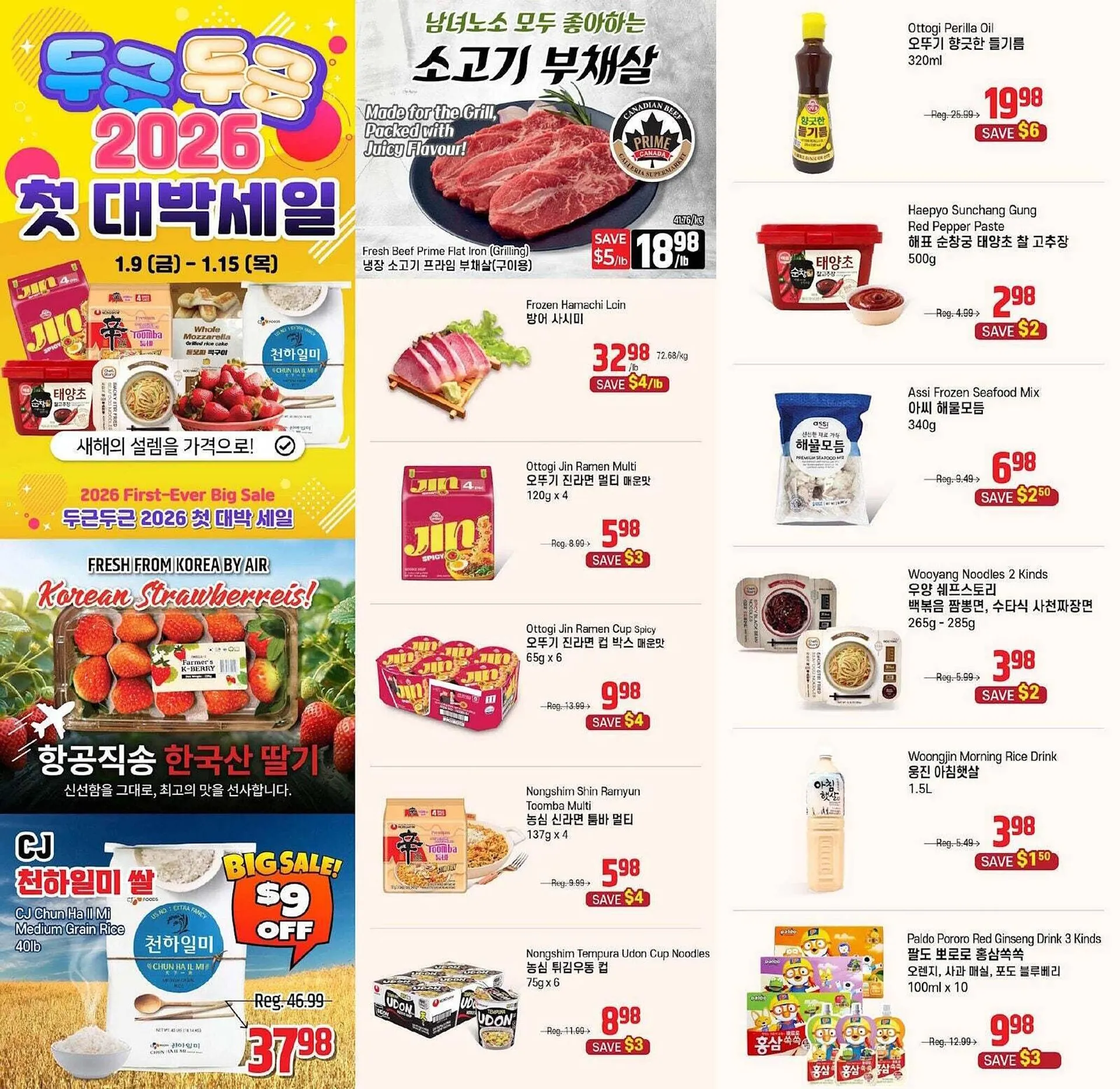 Galleria Supermarket flyer from January 9 to January 16 2026 - flyer page 1