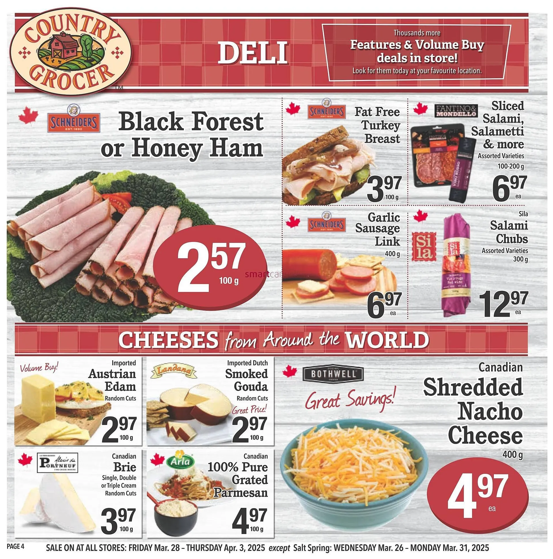 Country Grocer flyer from March 27 to April 2 2025 - flyer page 4