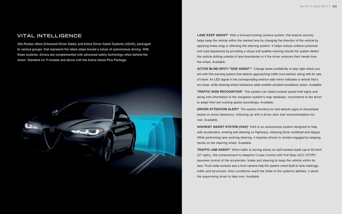 Alfa Romeo 2024 Giulia from January 9 to January 9 2025 - flyer page 23