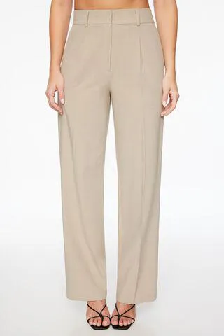 Sofia Pleated Straight Leg Pants