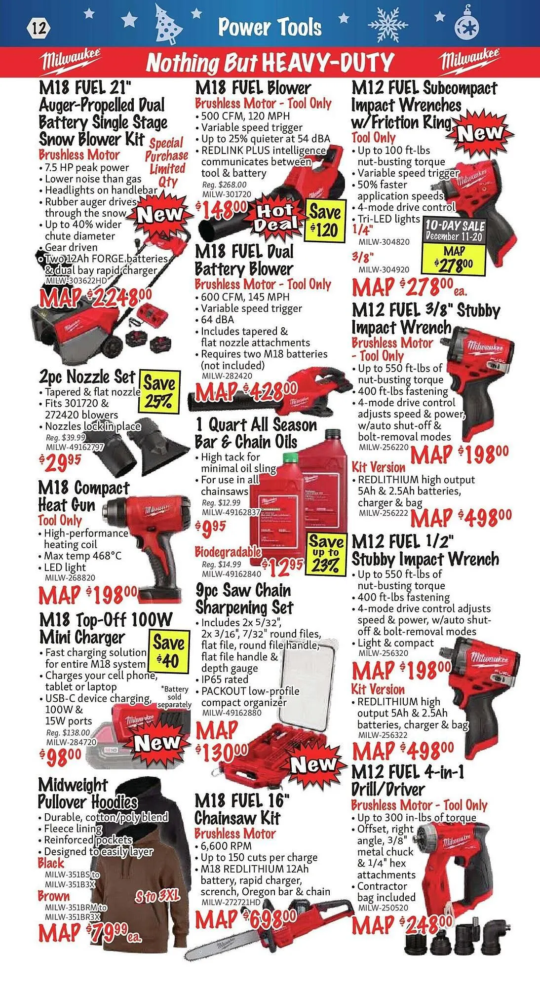 KMS Tools flyer from December 1 to January 1 2026 - flyer page 12