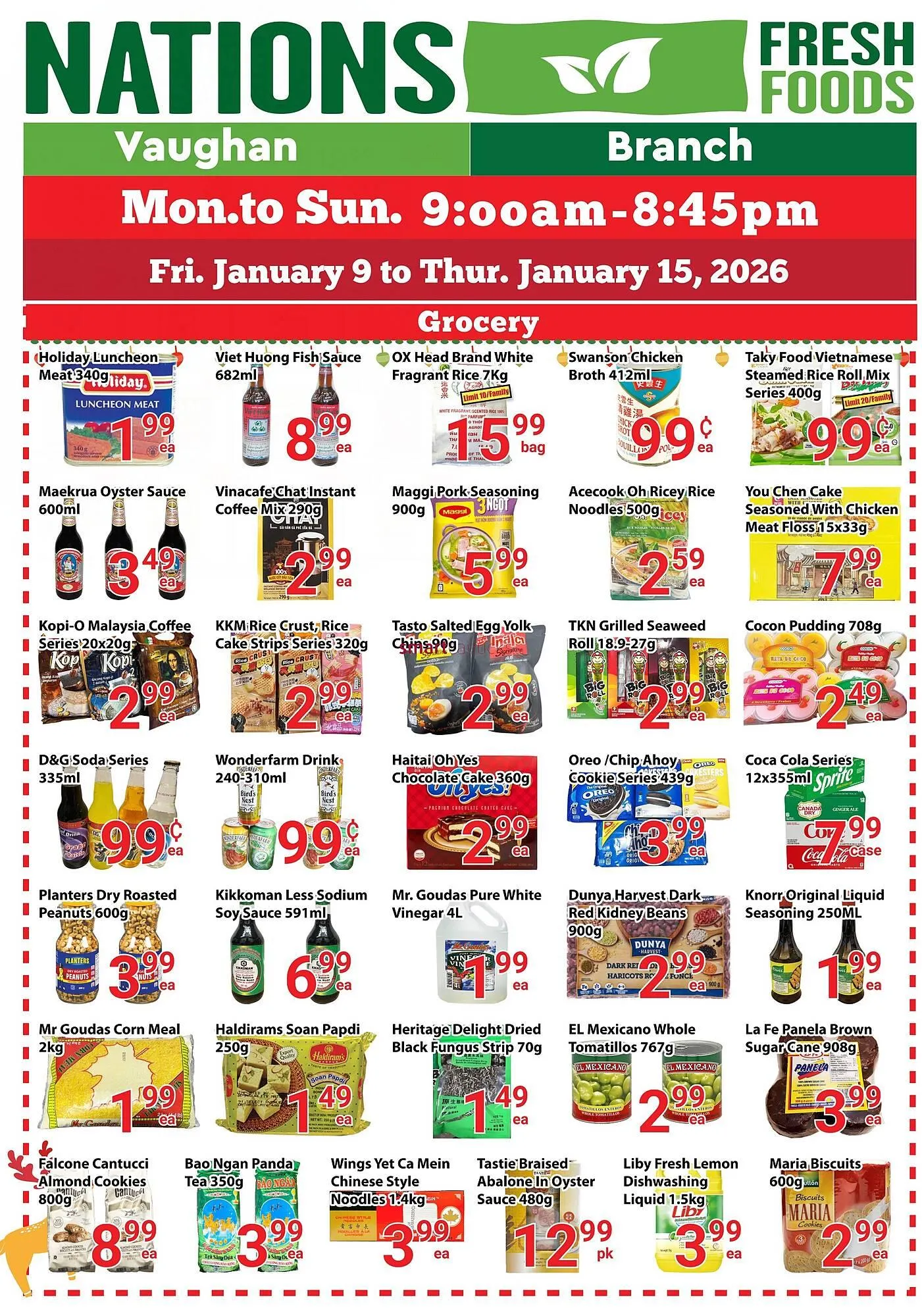 Nations Fresh Foods flyer from January 9 to January 15 2026 - flyer page 1