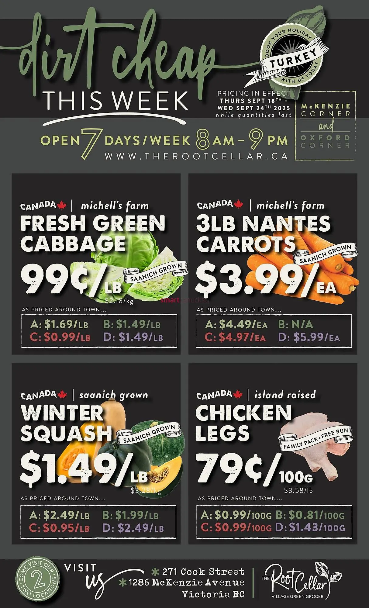 The Root Cellar flyer from September 18 to September 24 2025 - flyer page 1
