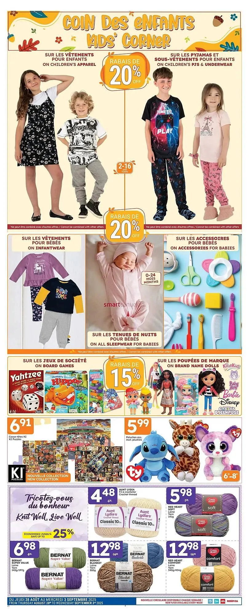 Rossy flyer from August 28 to September 3 2025 - flyer page 4