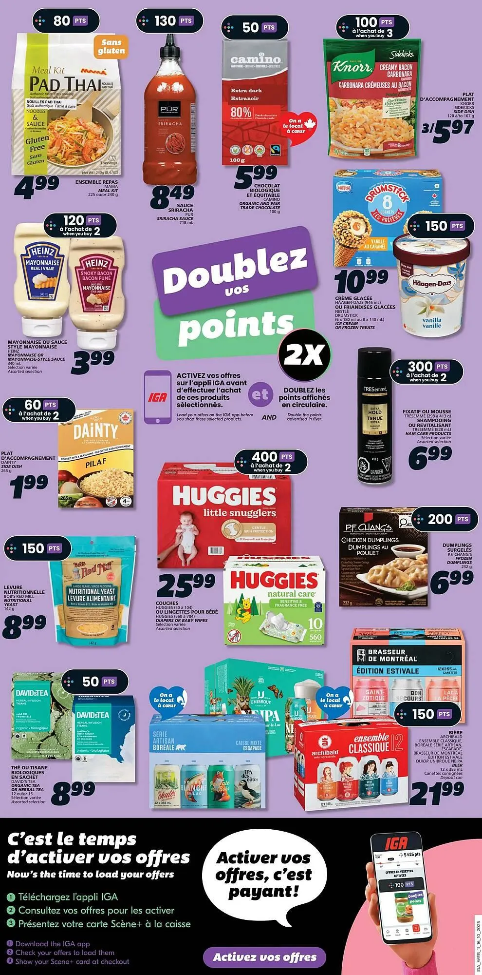 IGA flyer from October 16 to October 22 2025 - flyer page 13