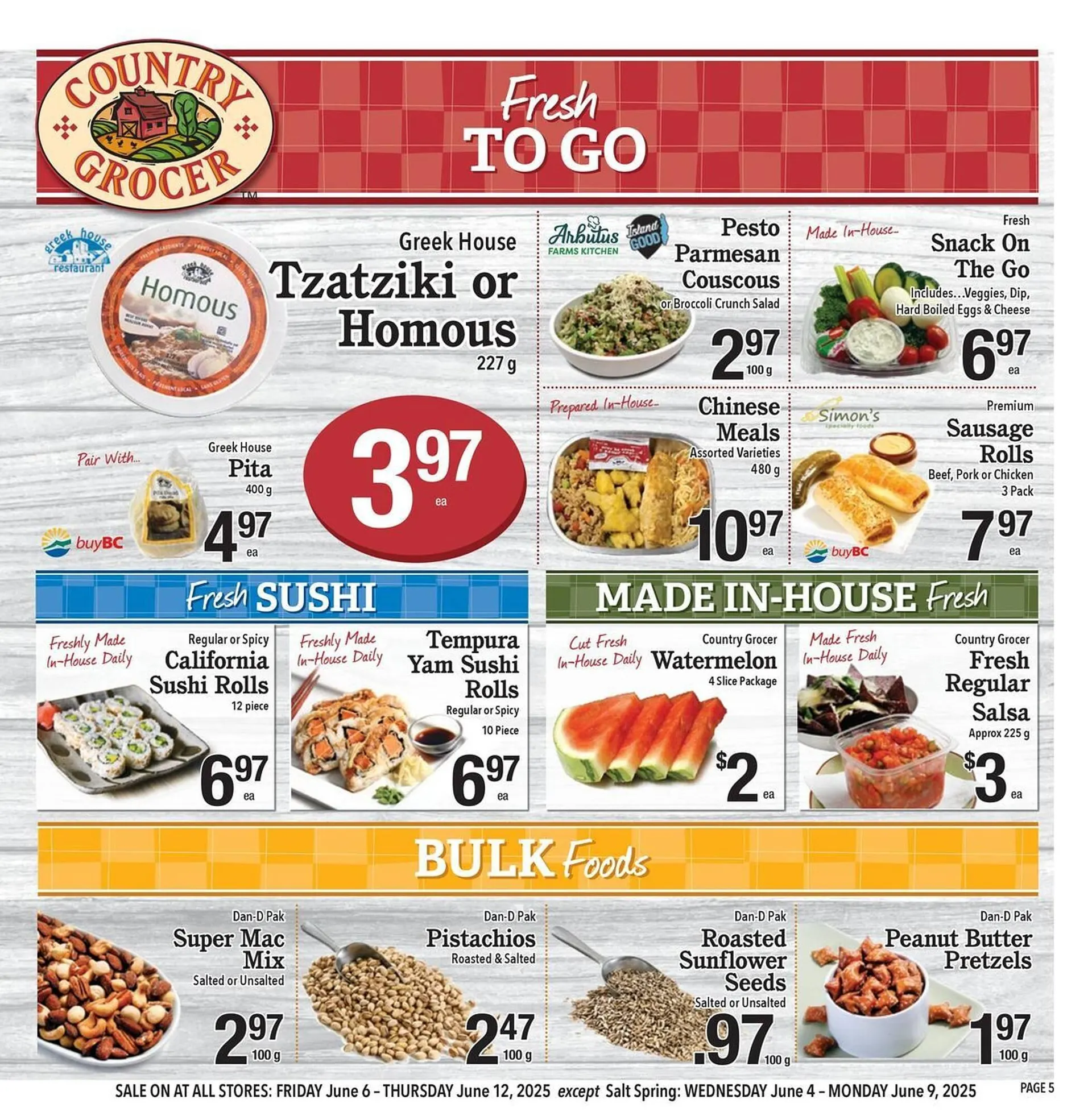 Country Grocer flyer from June 6 to June 12 2025 - flyer page 5