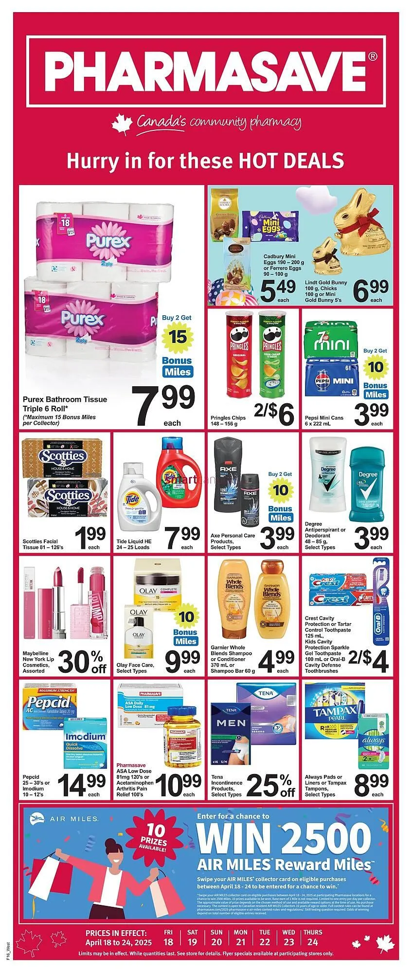 Pharmasave flyer from April 17 to April 23 2025 - flyer page 1