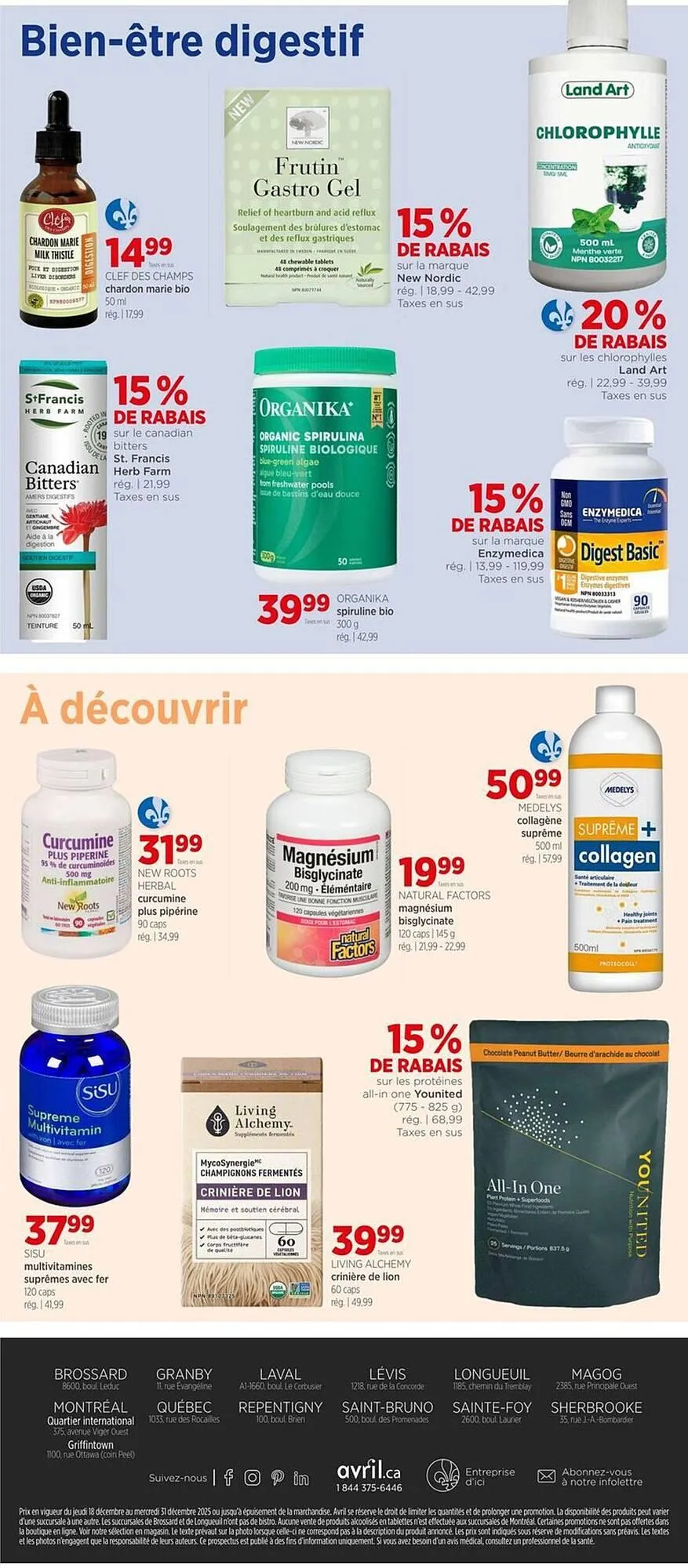 Avril flyer from December 18 to December 31 2025 - flyer page 12