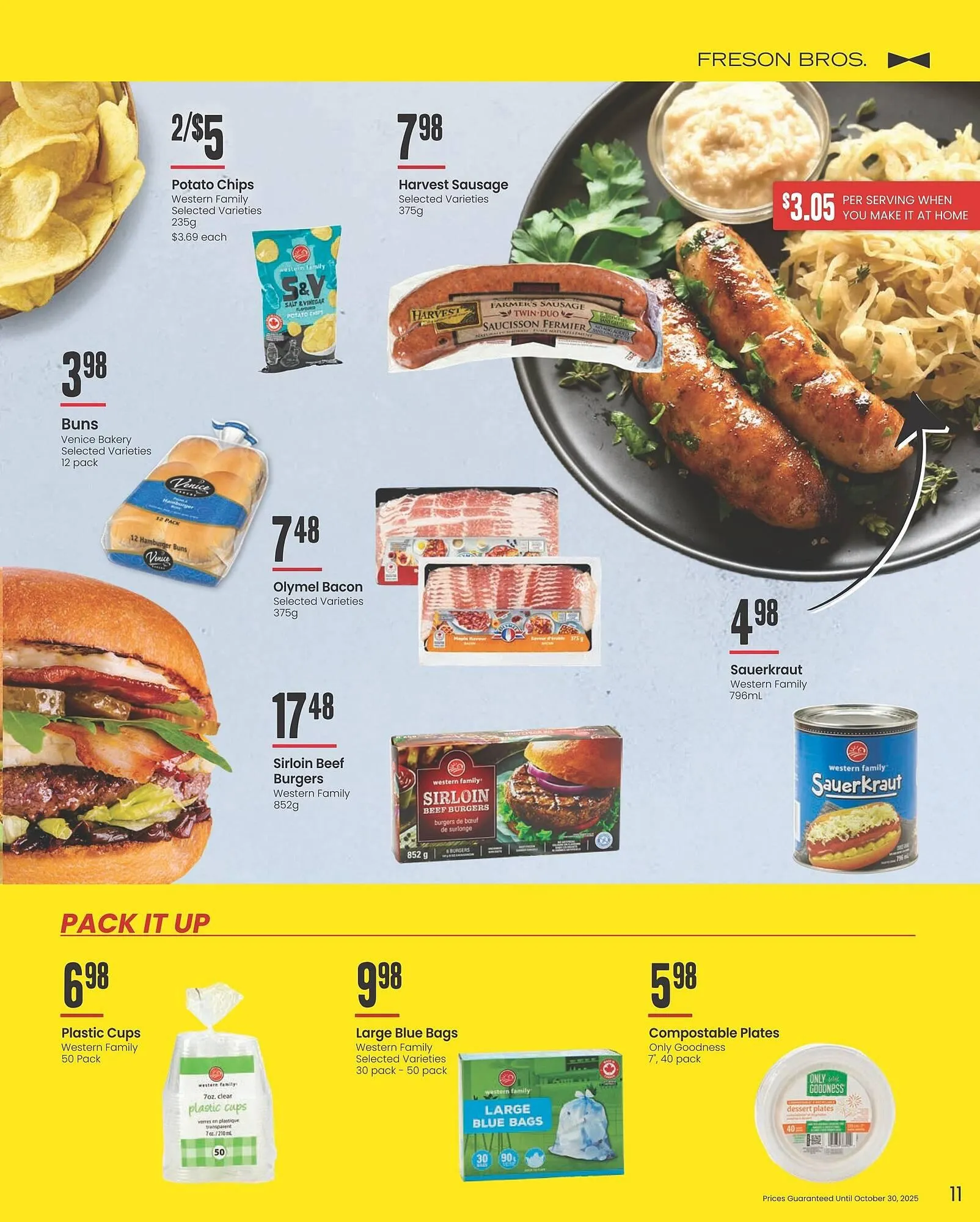 Freson Bros flyer from September 26 to October 30 2025 - flyer page 11