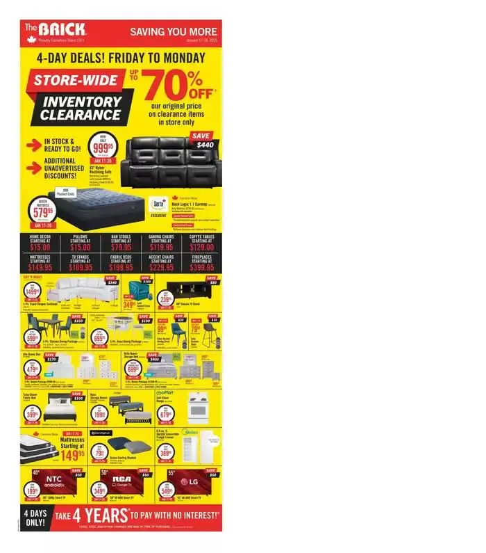 Exclusive bargains from January 14 to January 29 2025 - flyer page 1