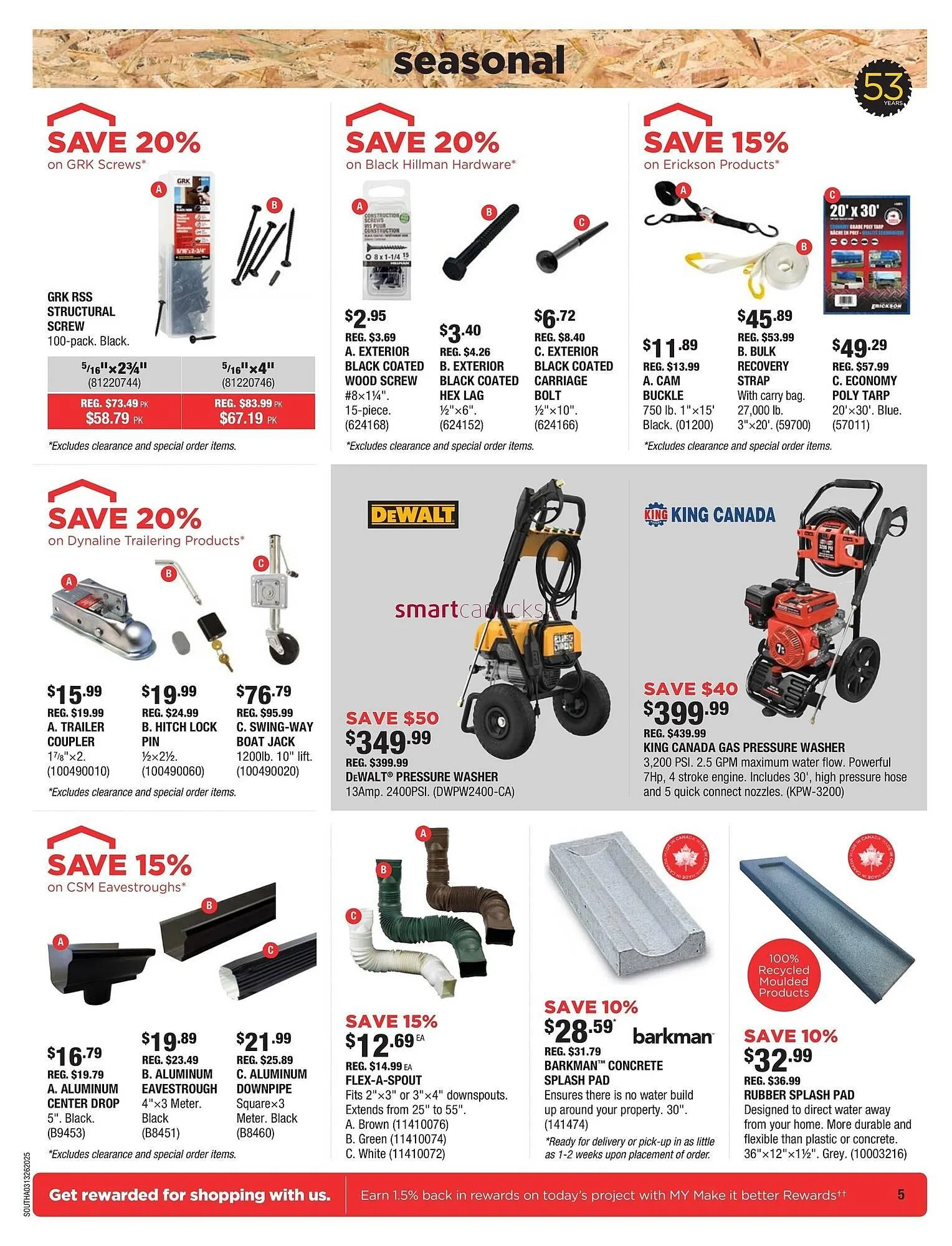 McMunn & Yates Building Supplies flyer from March 14 to March 20 2025 - flyer page 5