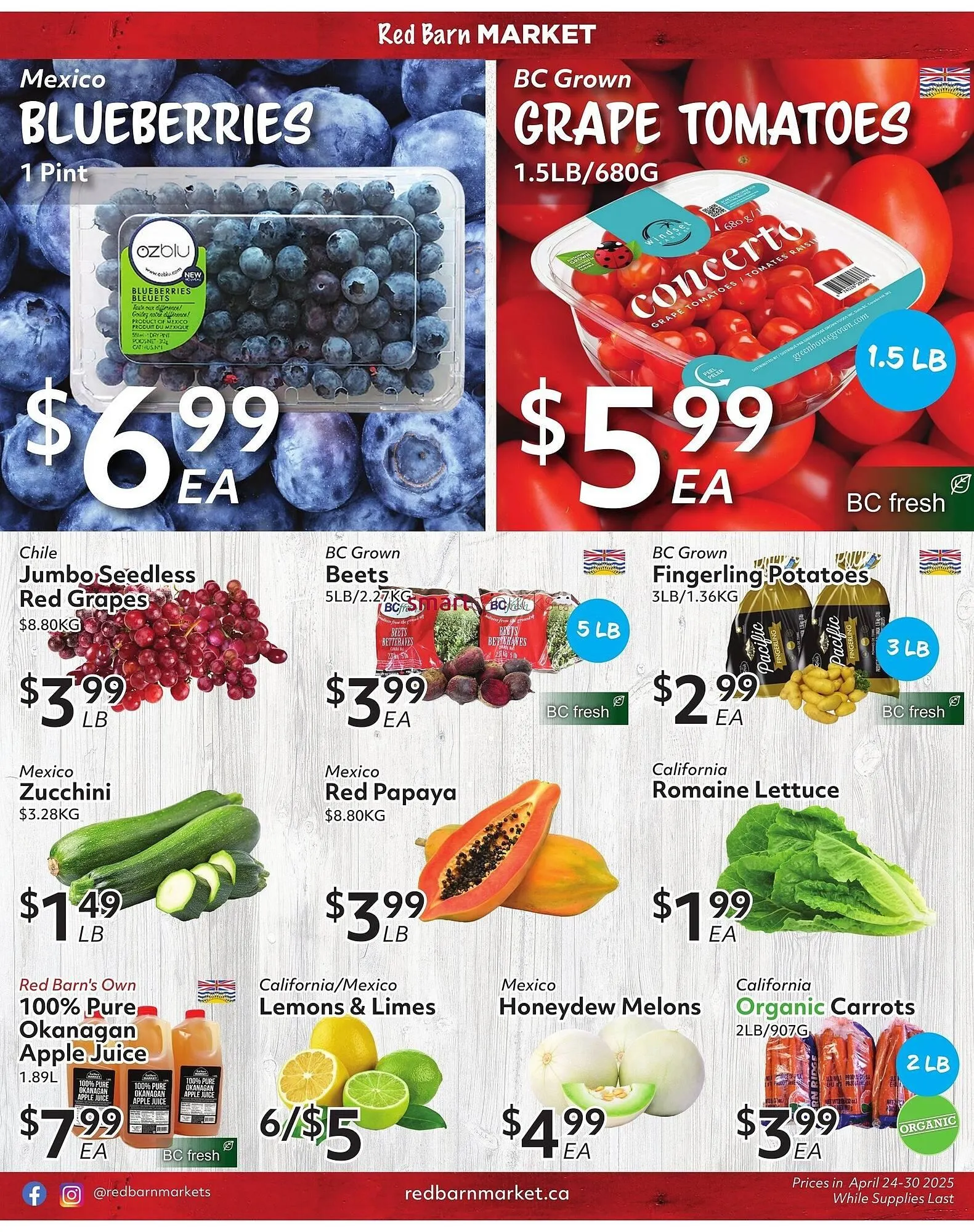 Red Barn Market flyer from April 24 to April 30 2025 - flyer page 7