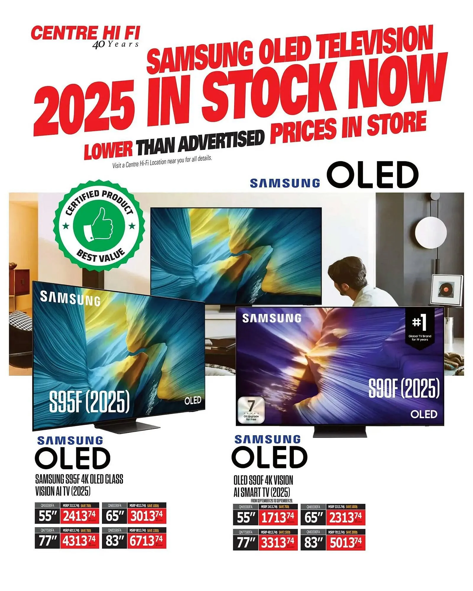 Centre Hi-Fi flyer from September 26 to October 2 2025 - flyer page 13