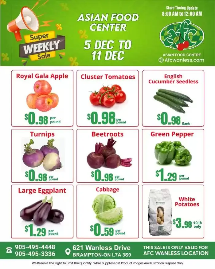 Super Weekly Sale from December 6 to December 11 2024 - flyer page 1