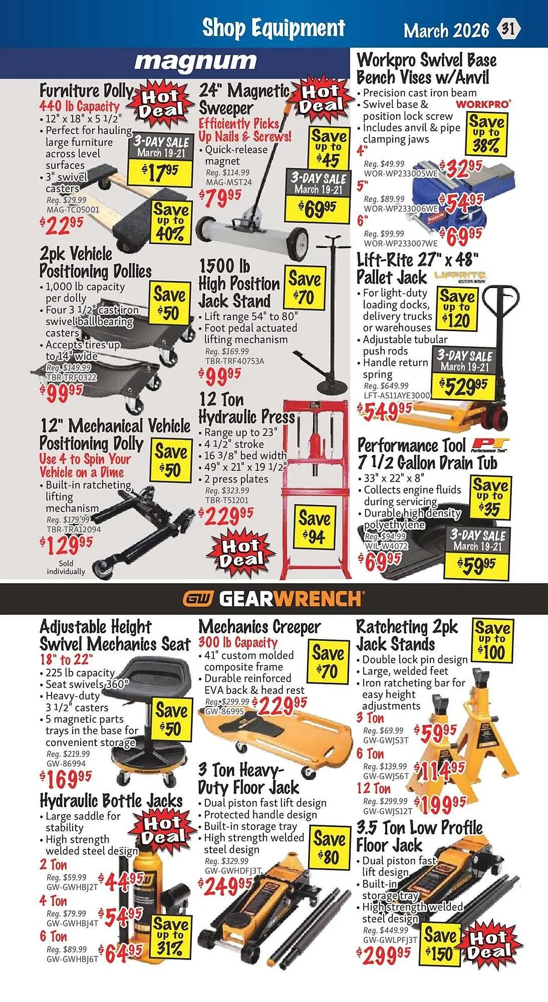 KMS Tools flyer from March 2 to March 16 2026 - flyer page 31