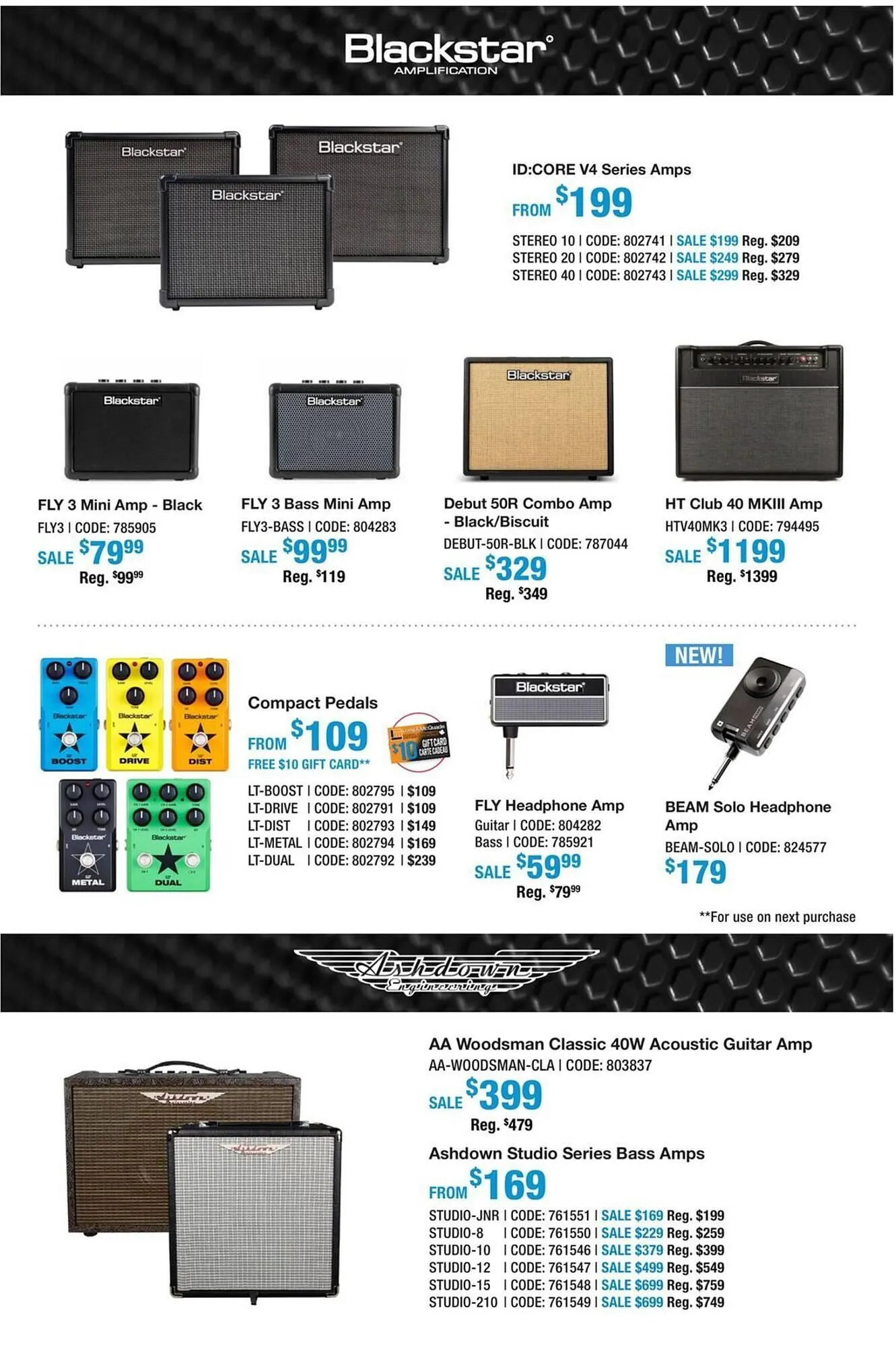 Long & McQuade flyer from October 9 to October 31 2025 - flyer page 22