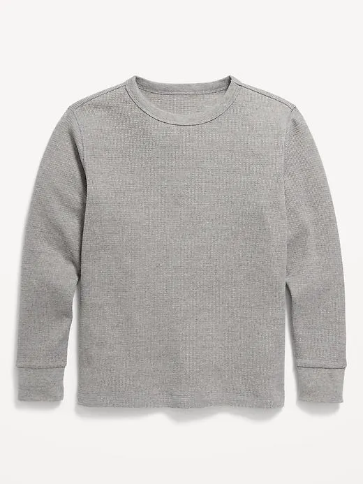 Long-Sleeve Thermal-Knit T-Shirt for Boys