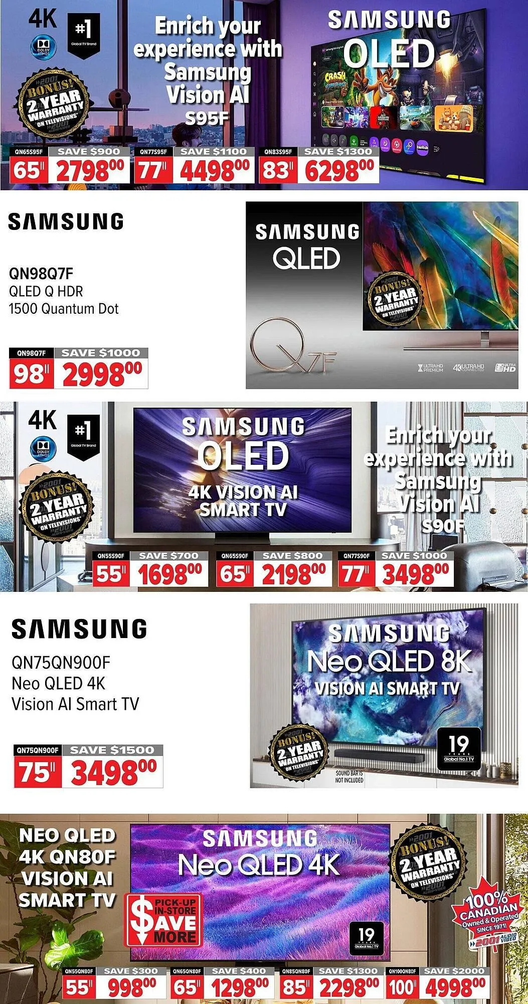 2001 Audio Video flyer from November 7 to November 14 2025 - flyer page 7