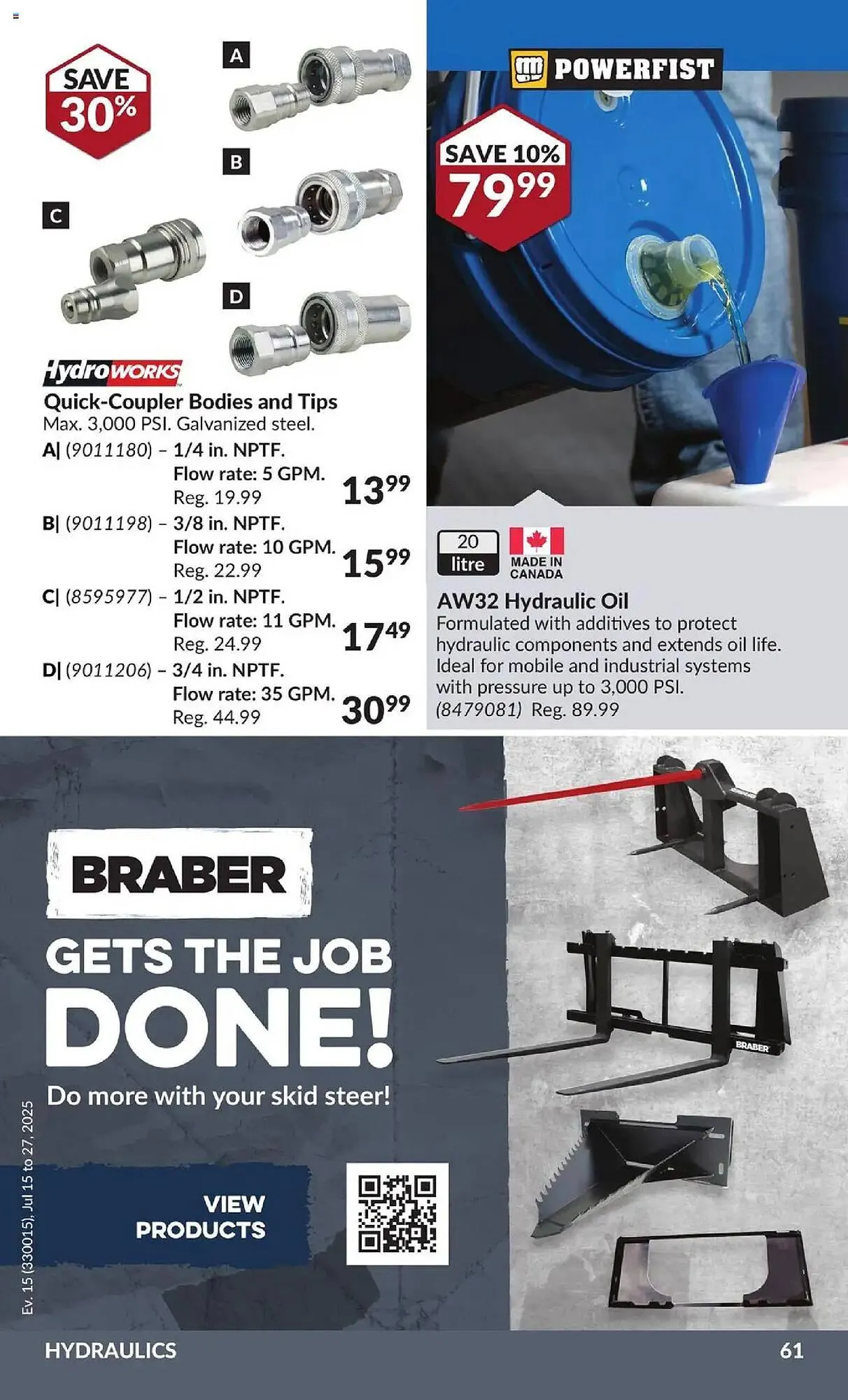 Princess Auto flyer from July 15 to July 27 2025 - flyer page 67