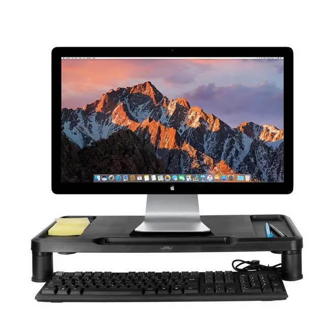 Ergonomic Height Adjustable Flexible Monitor Stand Riser - Moustache®