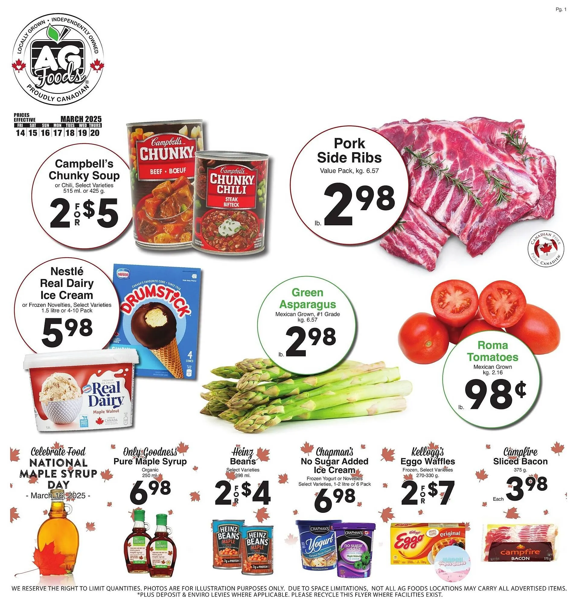 AG Foods flyer - 1