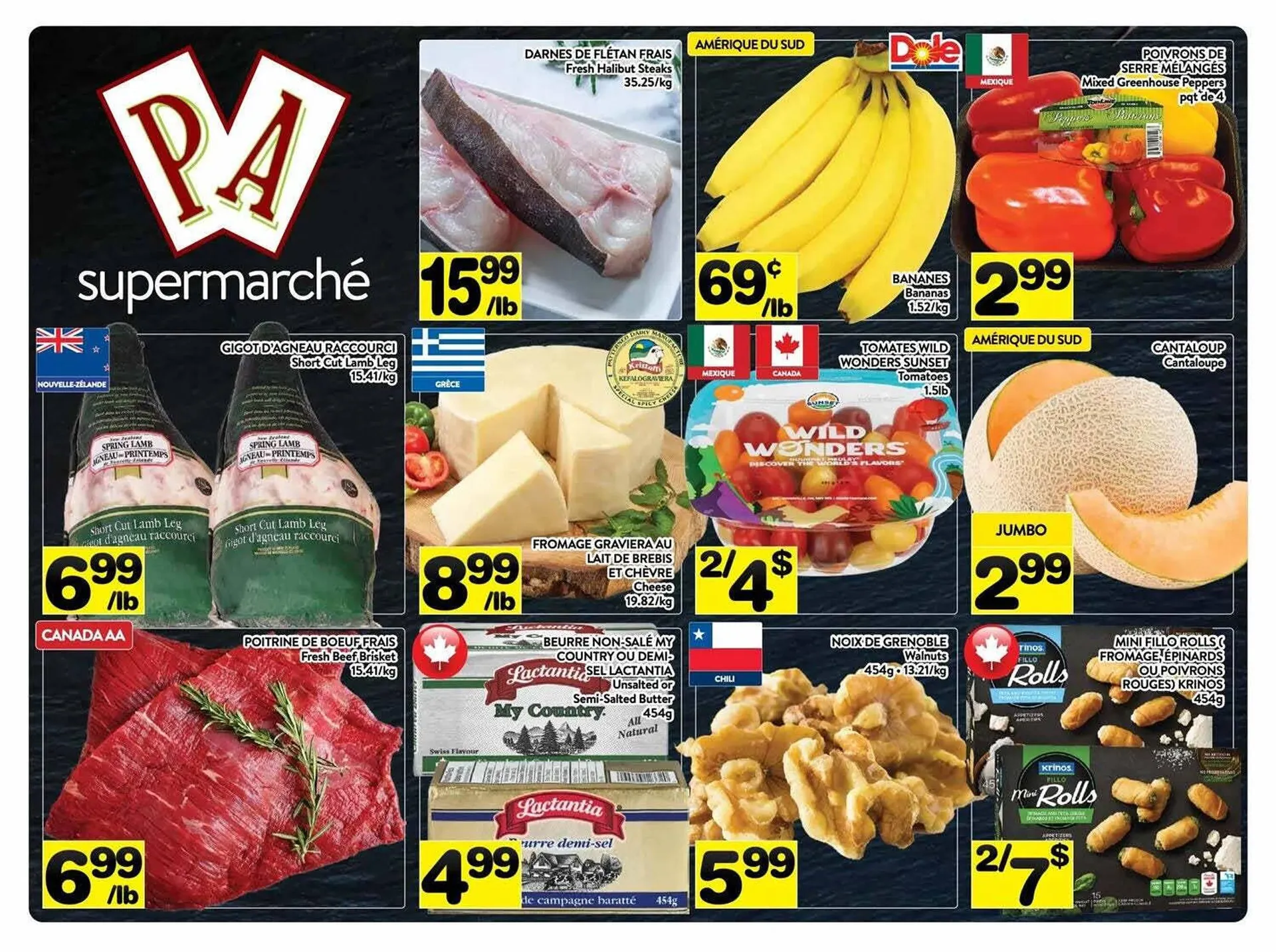 Supermarché PA flyer from April 7 to April 14 2025 - flyer page 1