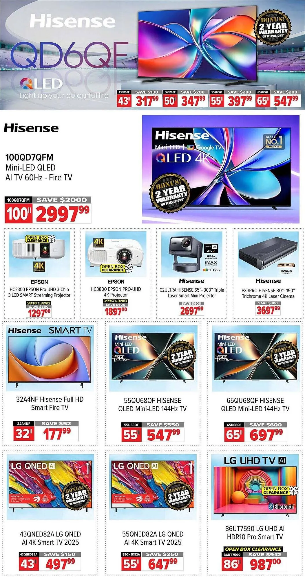 2001 Audio Video flyer from January 23 to January 30 2026 - flyer page 2