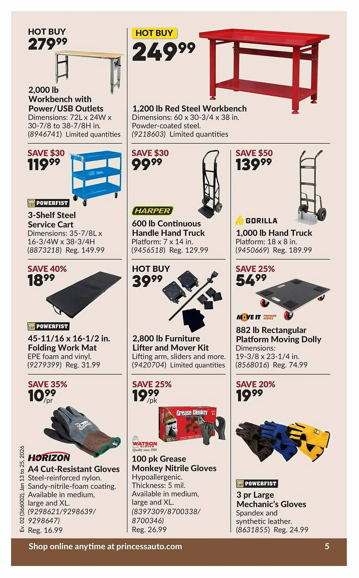 Princess Auto flyer from January 13 to January 26 2026 - flyer page 10