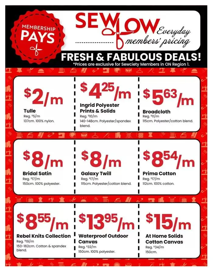 Flyer from March 1 to March 31 2025 - flyer page 14