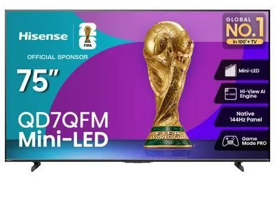 75" Hisense Mini-LED QLED AI TV Fire TV - 75QD7QFM