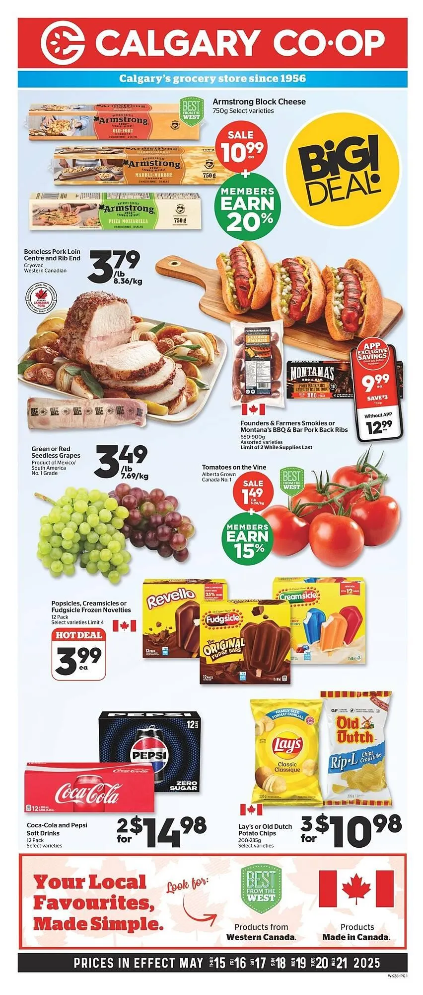 Calgary Co-op flyer from May 15 to May 21 2025 - flyer page 1