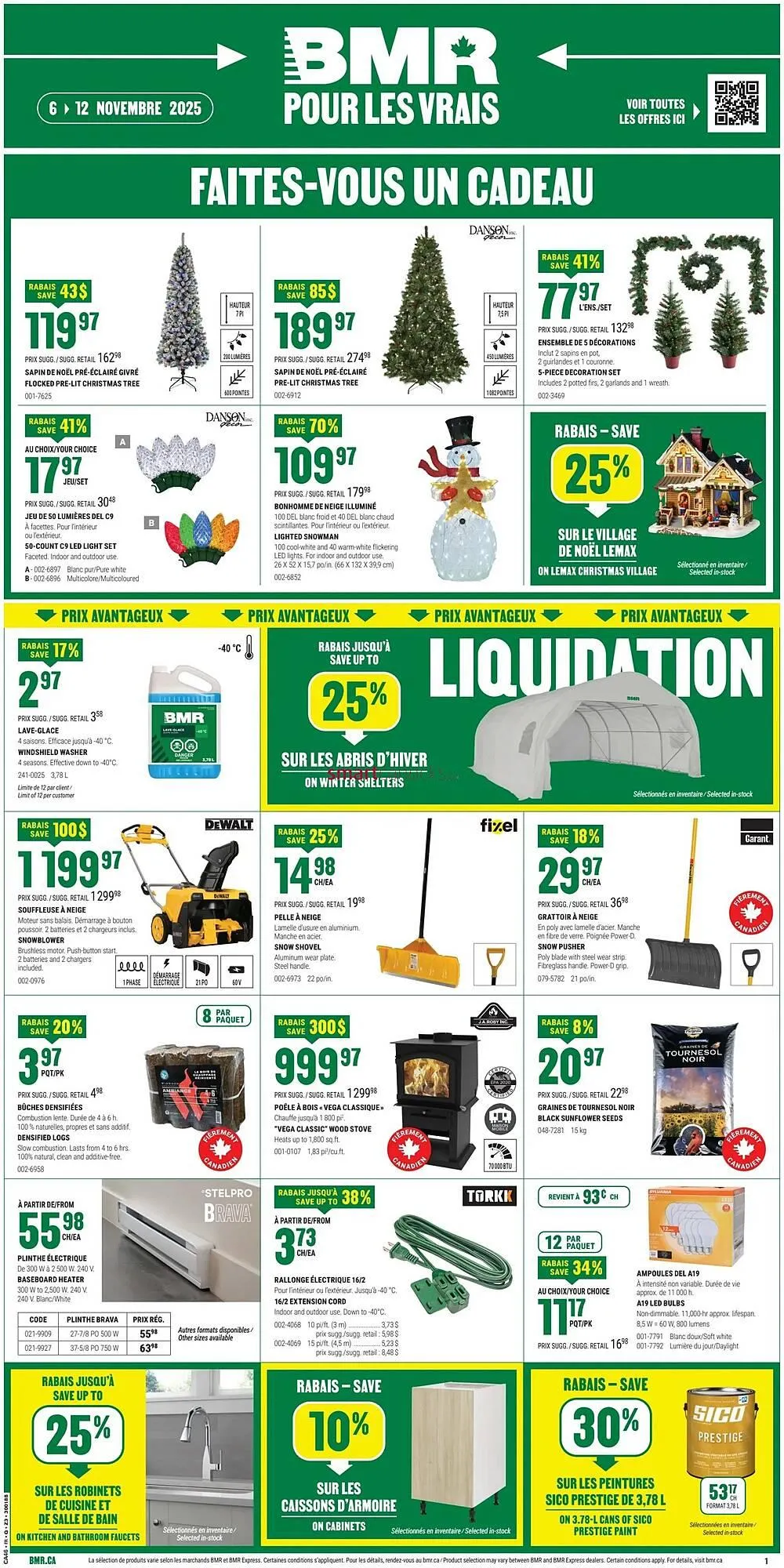 BMR flyer from November 6 to November 12 2025 - flyer page 1
