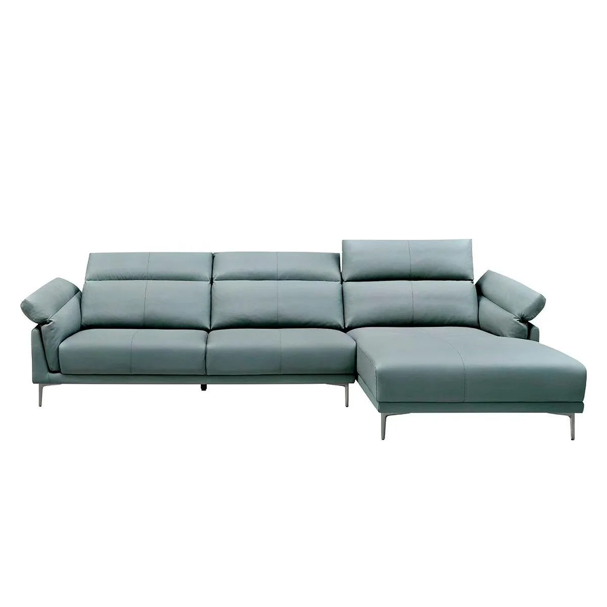 Moran Baku 3 Seater LHF + RHF Chaise Modular, Capital Slate