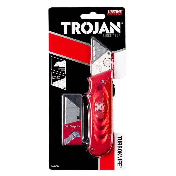 Trojan Turbo Knife With Blades