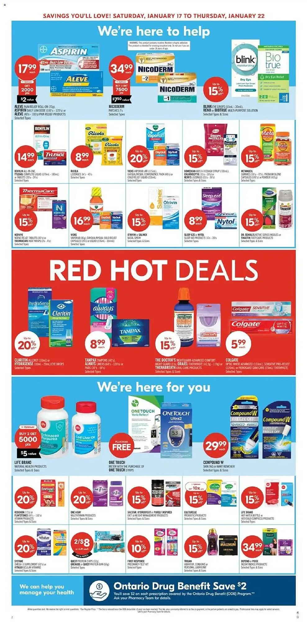 Shoppers Drug Mart flyer from January 16 to January 23 2026 - flyer page 4