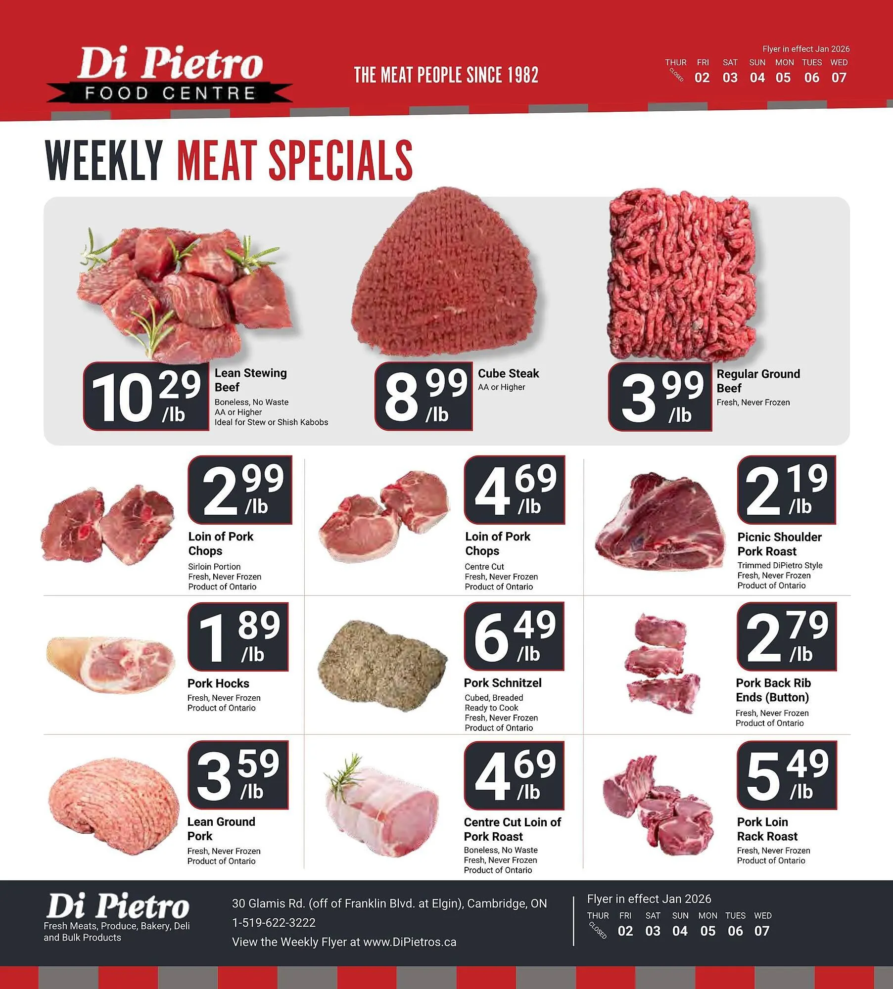 Di Pietro flyer from January 1 to January 7 2026 - flyer page 2